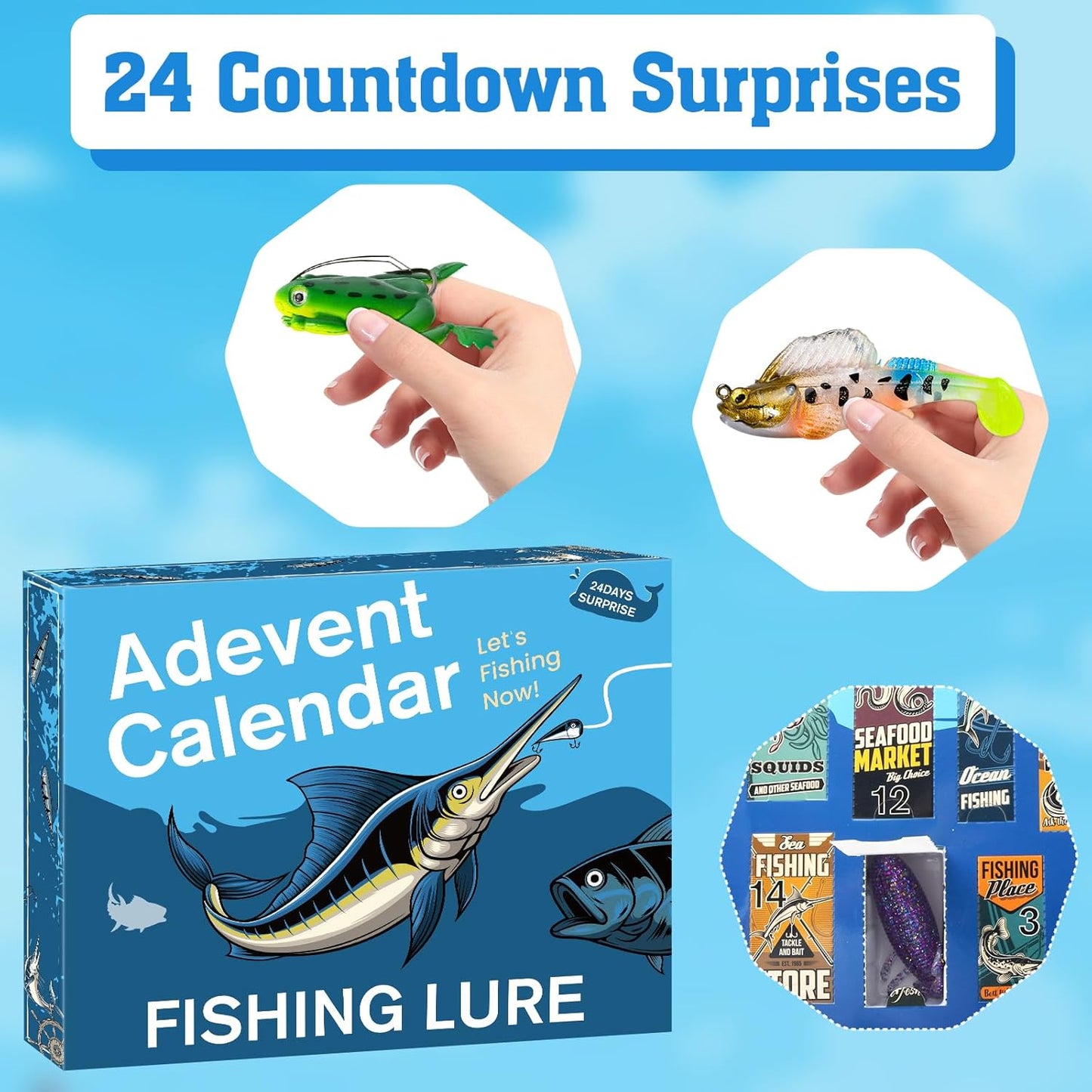 🎣 Calendario de Adviento de Pesca 2025 (edición limitada) – una sorpresa diaria en forma de tesoros de pesca de primera calidad-ES
