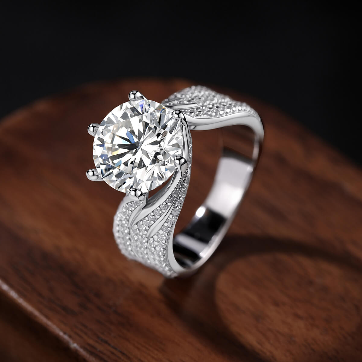 💖(PASKUTINĖ IŠPARDAVIMO DIENA - 80% NUOLAIDA) Magnetologijos moissanito „DIYSTARTM“ deimantinis žiedas 💍-LT