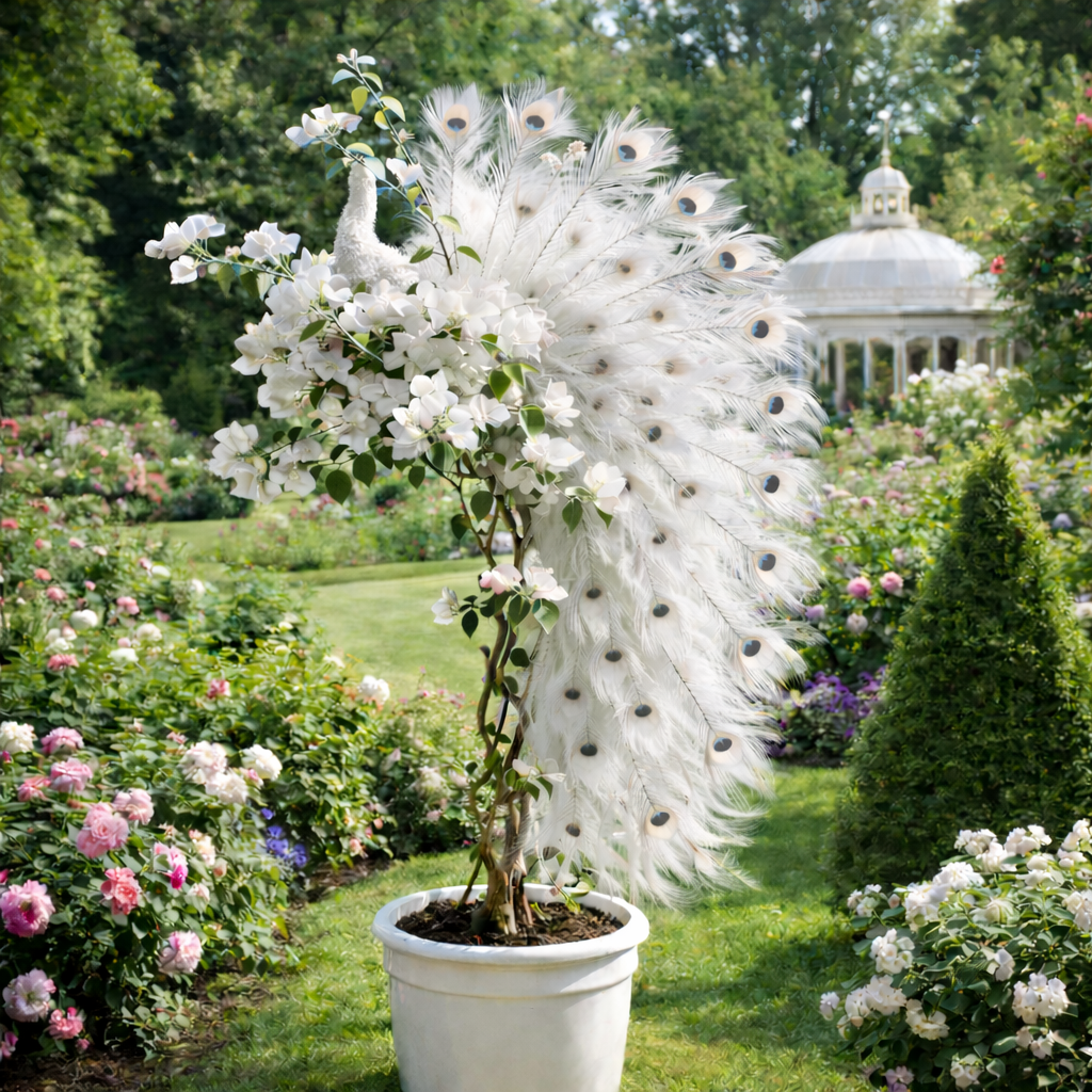 Semillas de buganvilla pavo real: embellece tu jardín con elegantes flores de pavo real.-ES