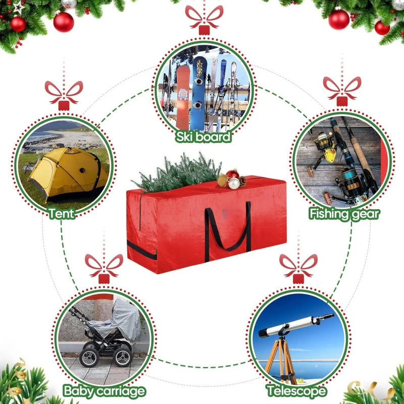 🎄Novoletne akcije -60 % POPUSTA!!⚡PRODANIH VEČ KOT 50.000!🔥Trpežna, vodoodporna vreča za shranjevanje božičnega drevesca-SI