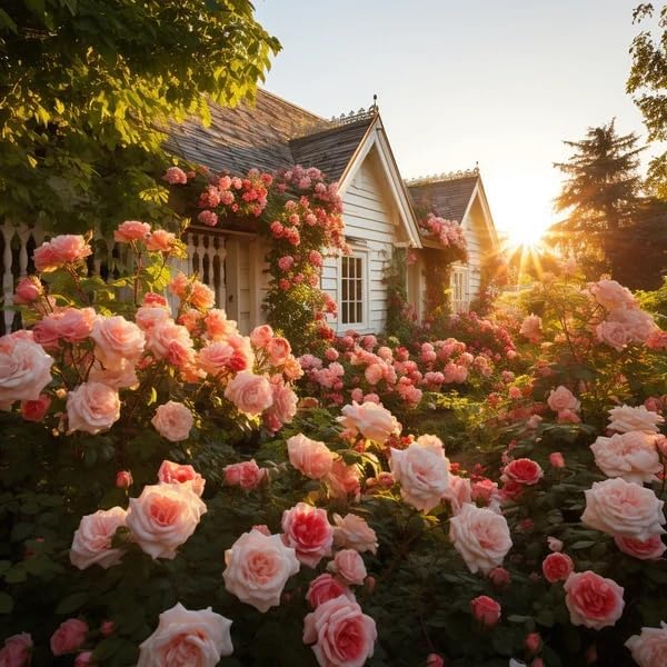 🌈 Aukščiausios kokybės vijoklinės rožės 🌹 Greitai augančios, lengvai prižiūrimos ir labai kvapnios ✨ Puikiai tinka bet kokiam sodui-LT