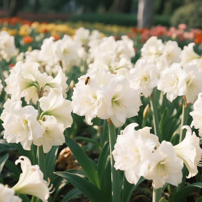 🌺Dvojne čebulice amarilisa s cvetličnim vonjem – cvetijo v 40 dneh-SI