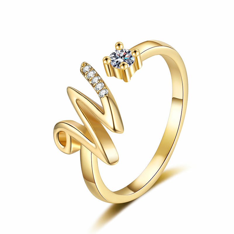 ⏳Riboto laiko 50 % nuolaida⏰Reguliuojamas blizgantis inicialas moterims💍-LT