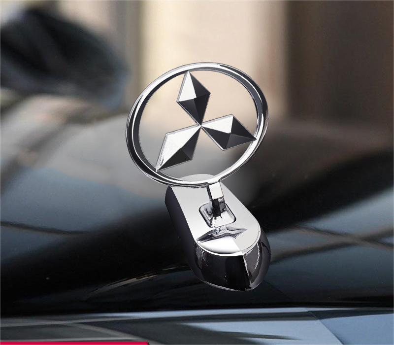 Decoración de modificación de coche con logotipo de capó-ES