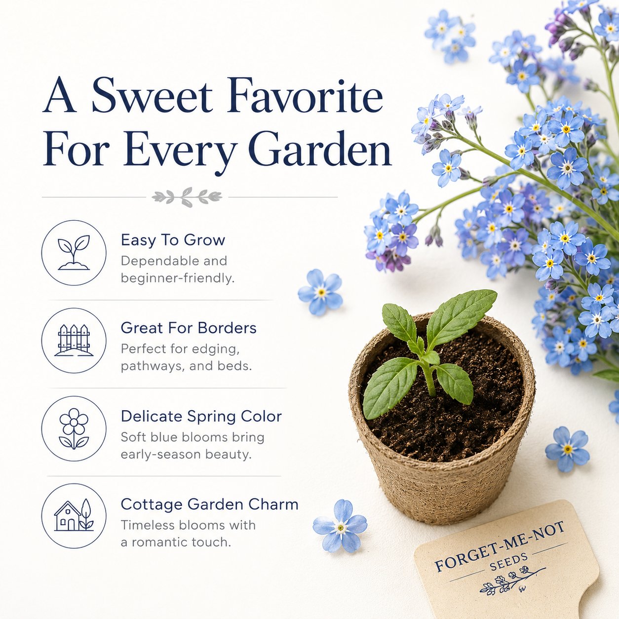 Sjeme zaboravnika Blue Memory – Cvijeće za seoski vrt provjerene kvalitete 🌿💙-HR