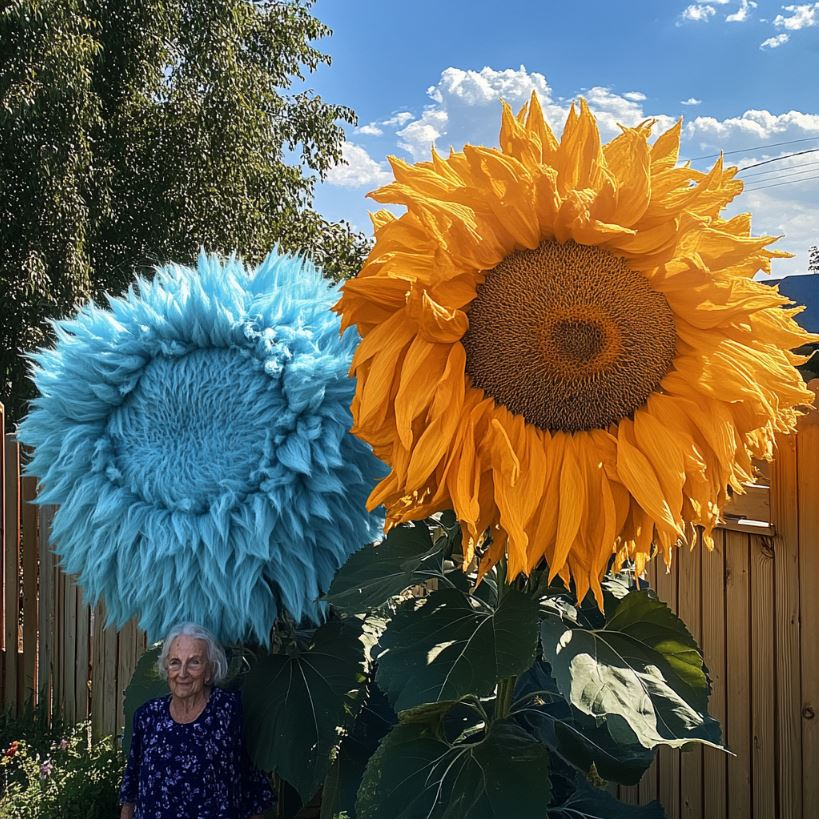 🌻 Adorable oso de peluche gigante Girasol 🔆-ES