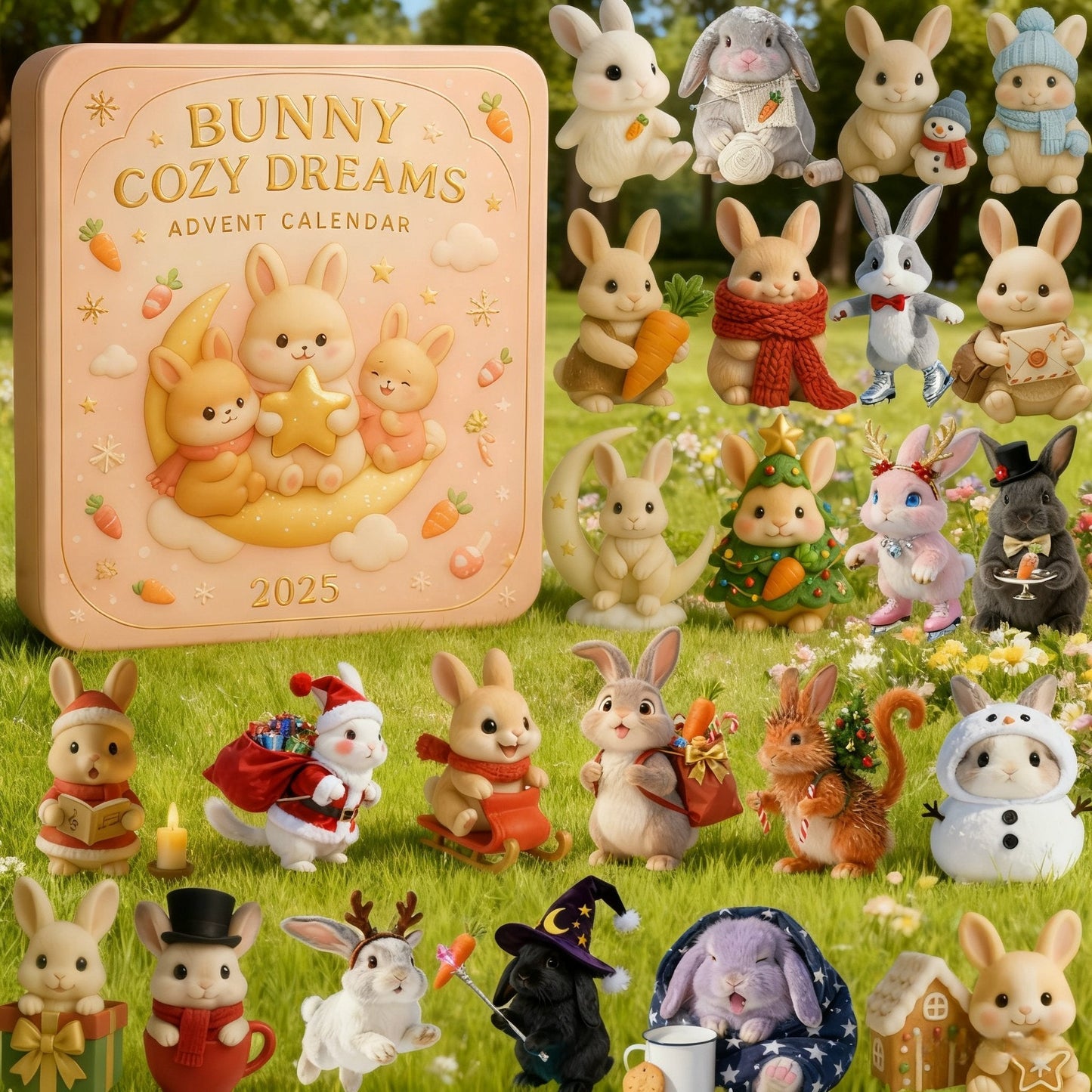 Calendario de Adviento Bunny Cozy Dreams 2025-ES