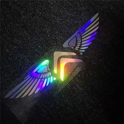 Pegatinas láser 3D de alas de ángel para coche (4 unidades)-ES
