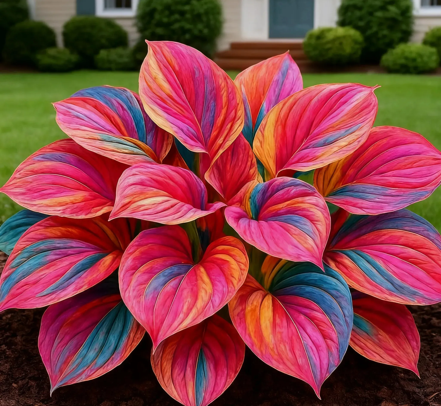 💥Oferta especial 2025 🌌Semillas de Hosta Midnight Purple Heart, una planta perenne que ama la sombra para el jardín-ES