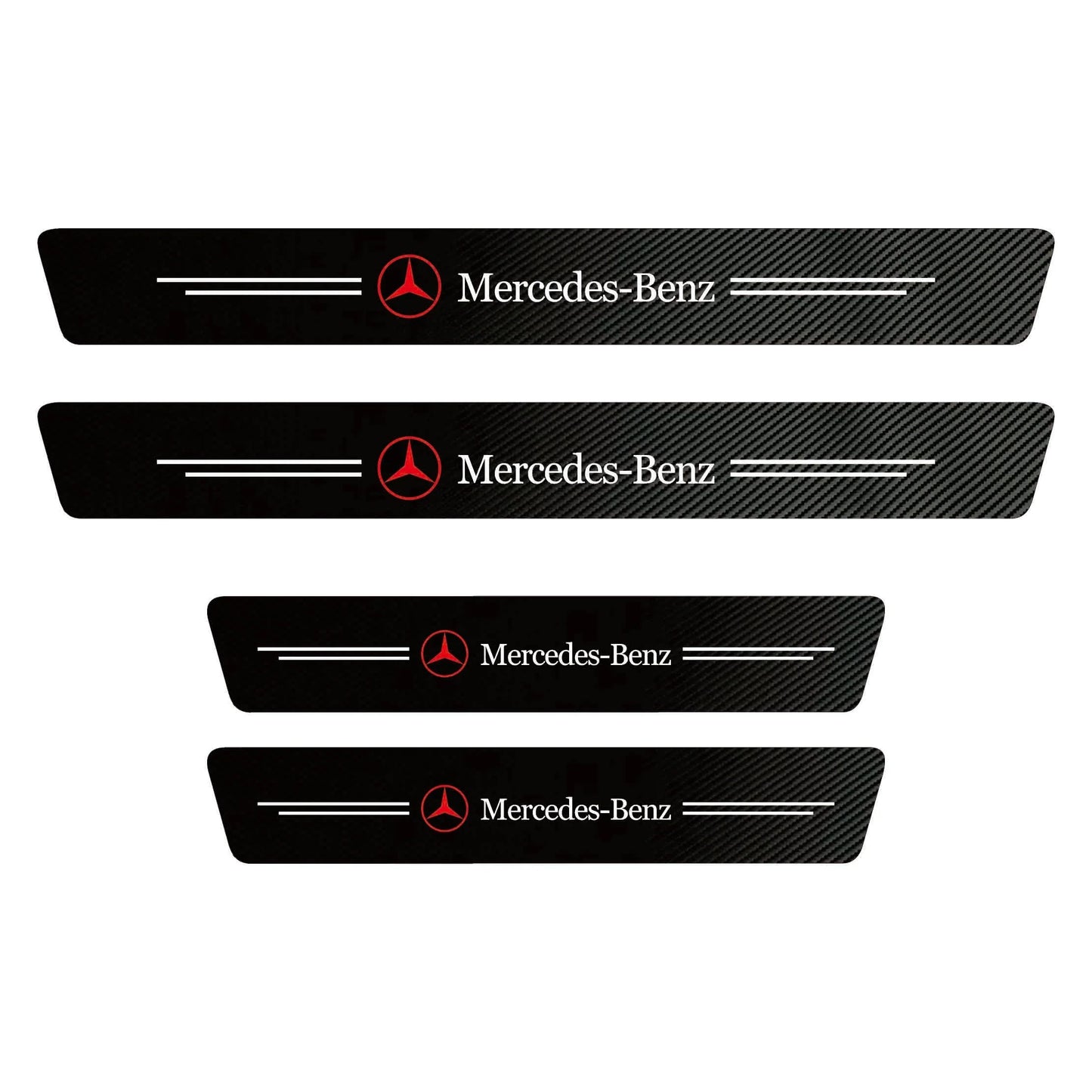 Protector de umbral de puerta de fibra de carbono (8 piezas)-ES