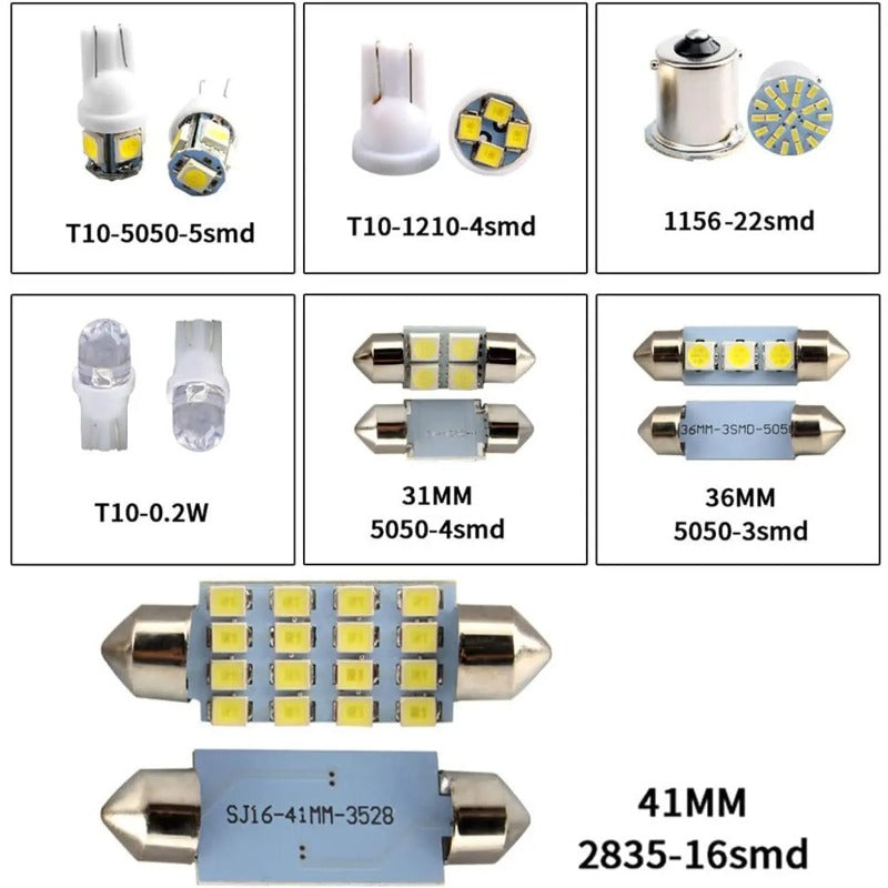 Komplet super svetlih LED avtomobilskih luči-SI