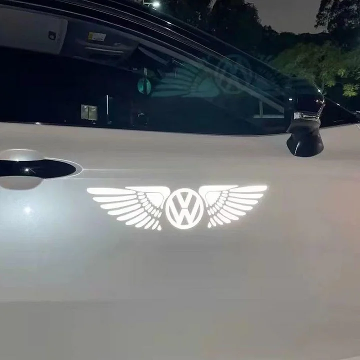 Pegatinas láser 3D de alas de ángel para coche (4 unidades)-ES