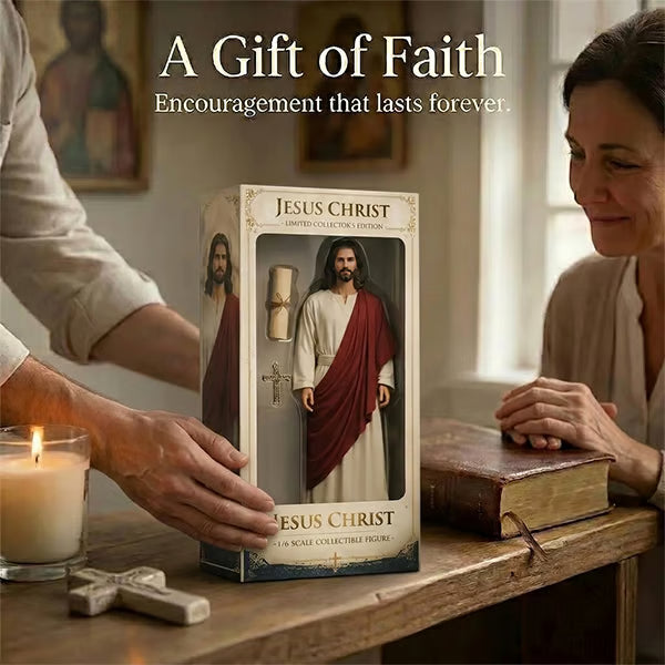 (🎁Τελευταία ημέρα έκπτωσης 50%)🙏✝️Φιγούρα Jesus Christ Limited Collector’s Edition, Κλίμακα 1/6-GR