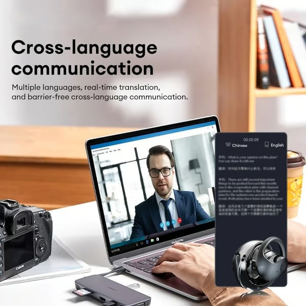 🏆 Best Seller Número 1 ⏰ Último día 💎 Auriculares inalámbricos OWS Bluetooth 5.4 con traducción IA (para iOS y Android)-ES