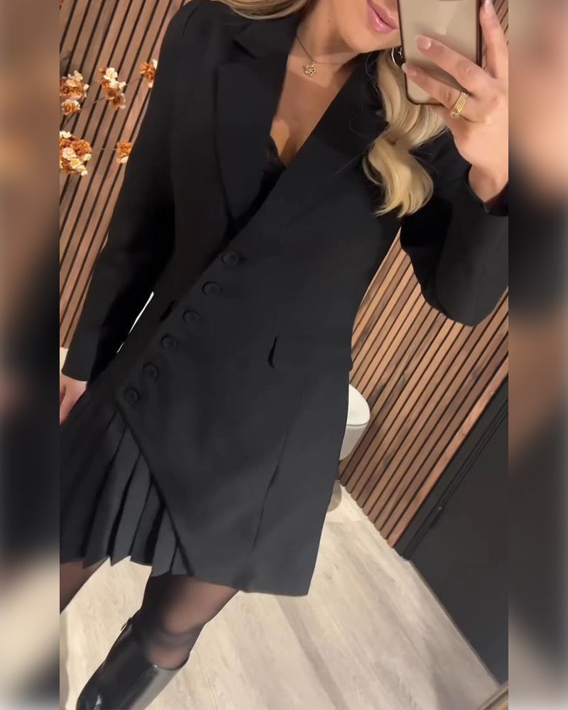 ZAVLADAJTE PROSTOR: Asimetrična obleka Power Blazer-SI