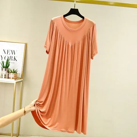 Pijama holgado de manga corta ultra suave y cómodo-ES