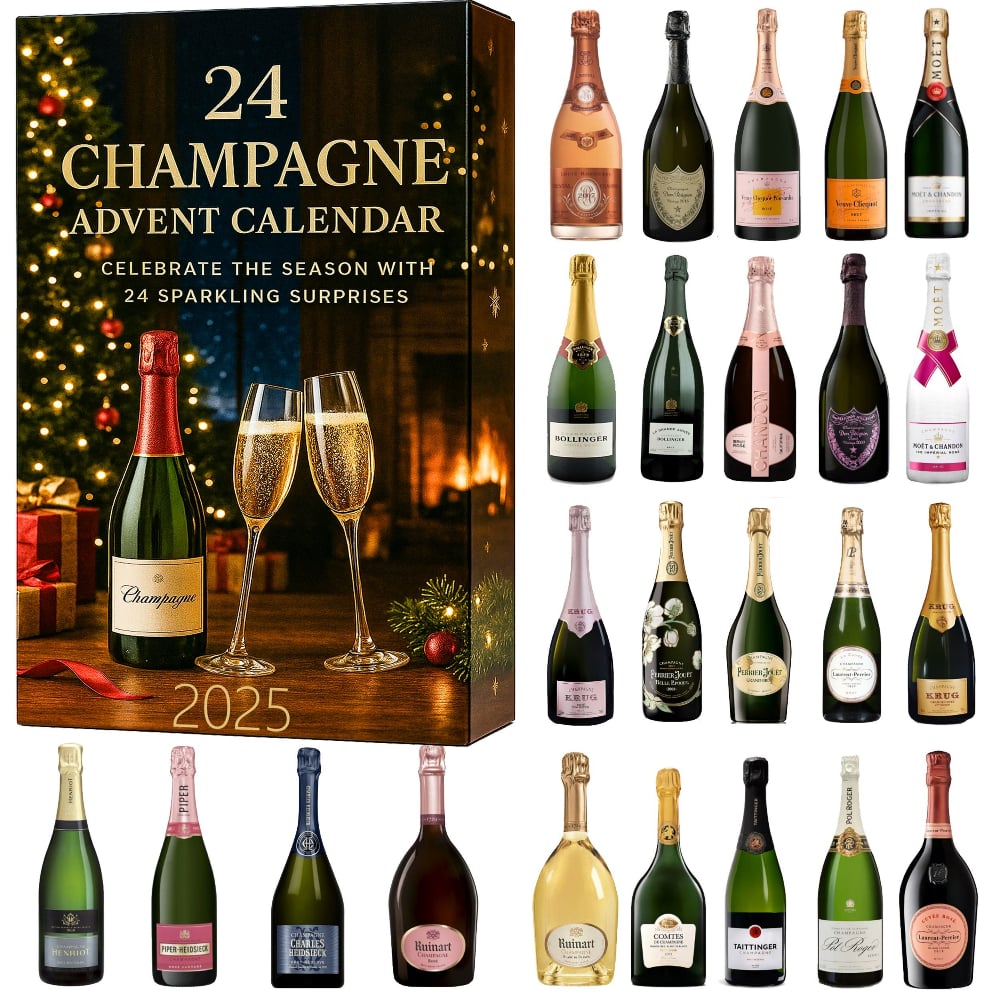 🔥Paskutinė 50 % nuolaidos diena - 🥂Šampano Advento kalendorius 2025🎄-LT