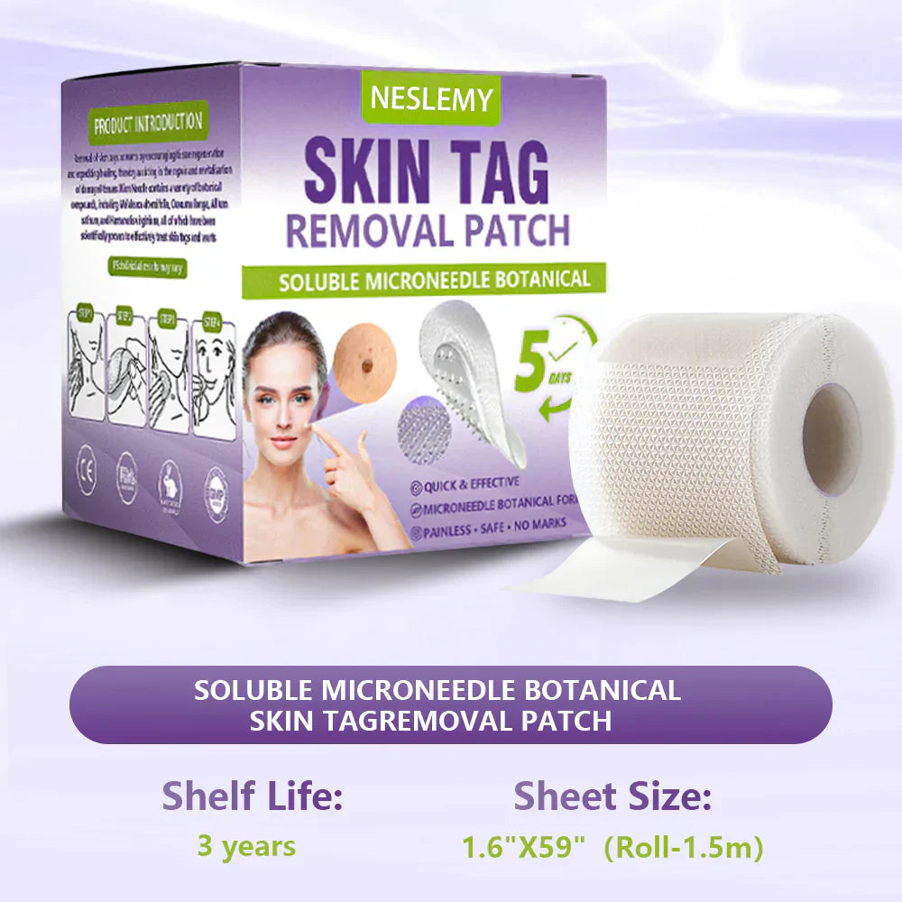 🌿NESLEMY® Razgradivi botanički flaster s mikroiglicama za uklanjanje kožnih izraslina-HR