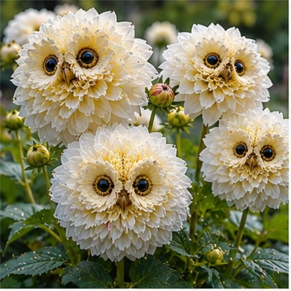 ✨ Čarobne rastline 🦉 Spoznajte čebulice dalije s sovookim očesom-SI