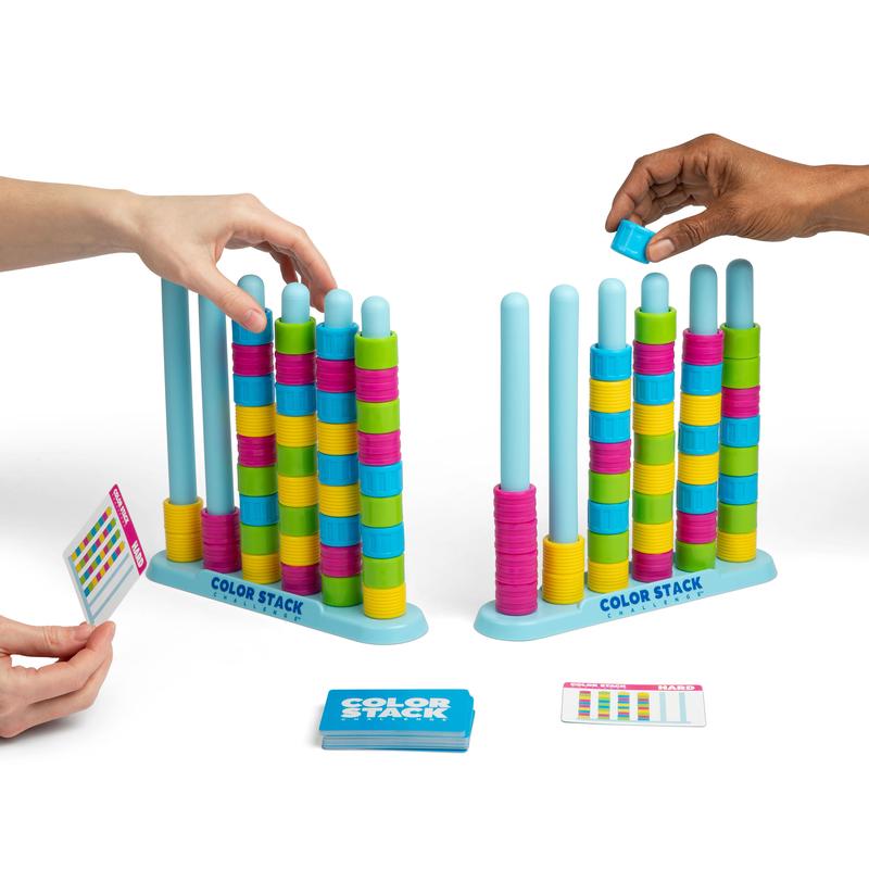 Un divertido juguete de combinación de colores.-ES