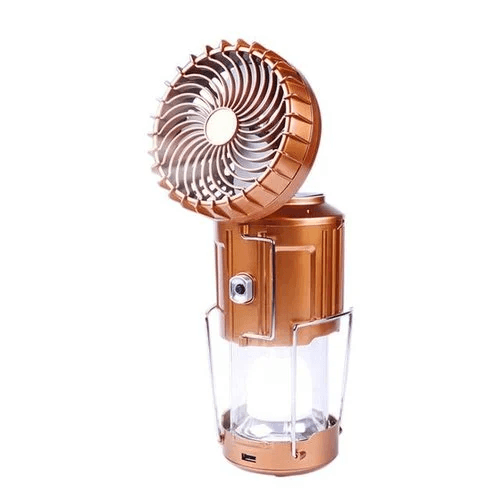 🔥Oferta especial 2025🔥🌿Luz LED portátil para acampar con ventilador-ES
