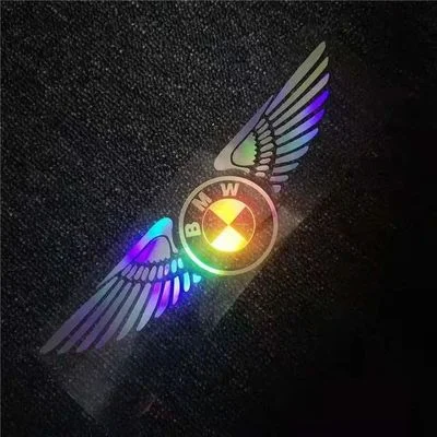 Pegatinas láser 3D de alas de ángel para coche (4 unidades)-ES