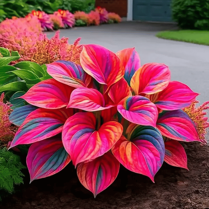 🔥Último día de venta🔥Semillas de hosta premium raras🌿Planta tolerante a la sombra-ES