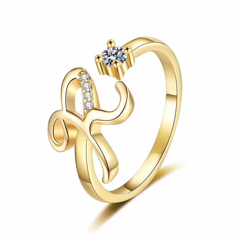 ⏳Riboto laiko 50 % nuolaida⏰Reguliuojamas blizgantis inicialas moterims💍-LT