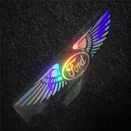 Pegatinas láser 3D de alas de ángel para coche (4 unidades)-ES
