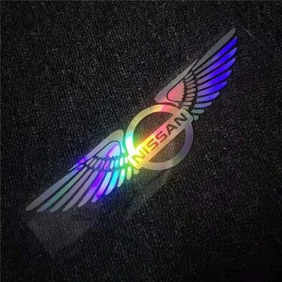 Pegatinas láser 3D de alas de ángel para coche (4 unidades)-ES
