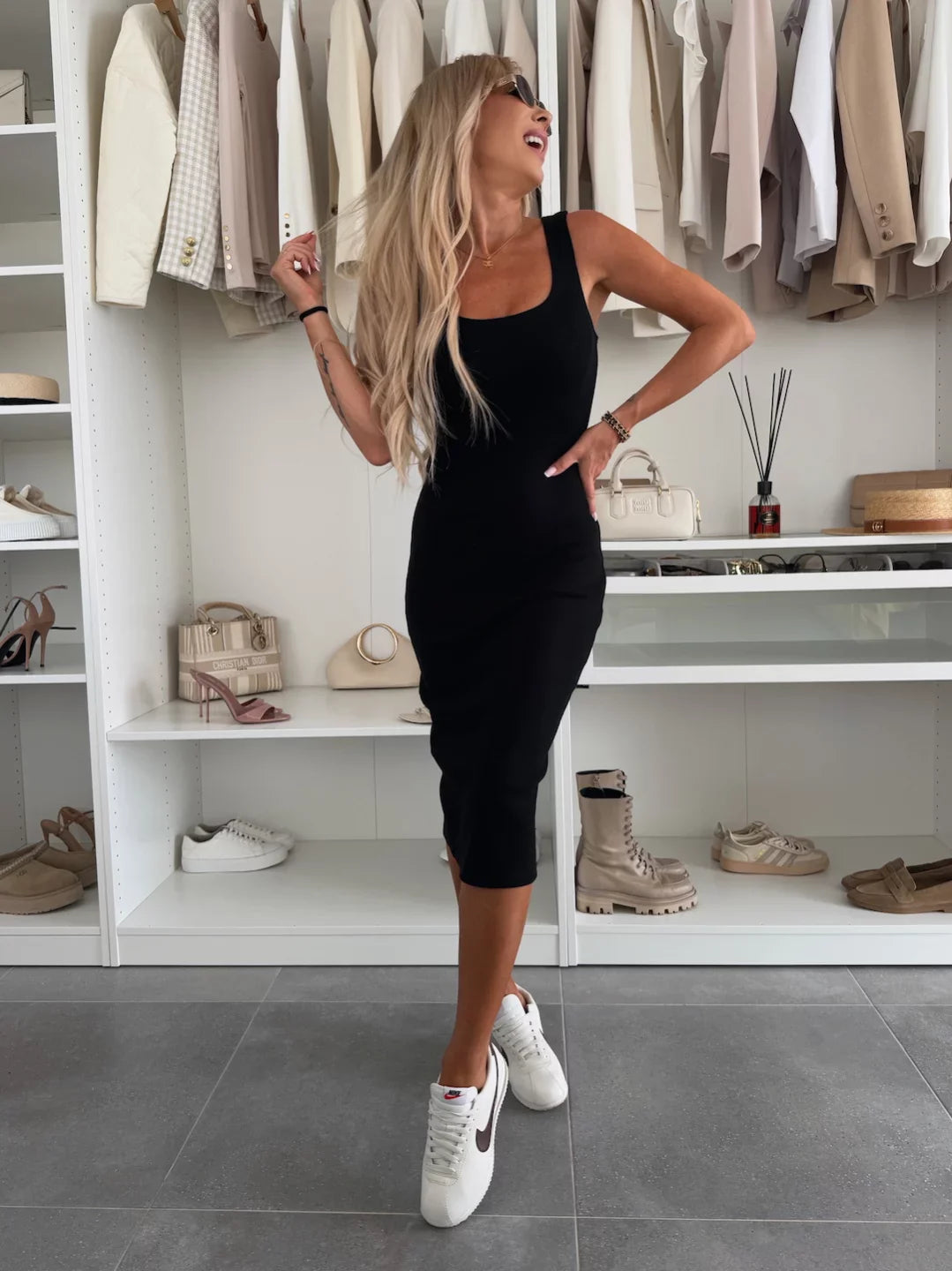 Traje casual de algodón 2 en 1 para mujer-ES