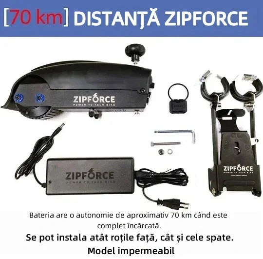 Κινητήρας υποβοήθησης ποδηλάτου Zipforce - Μπορεί να χρησιμοποιηθεί και στους μπροστινούς και στους πίσω τροχούς-GR