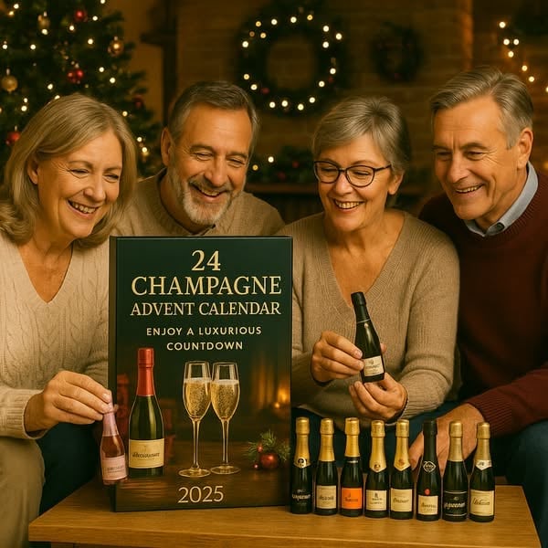 🔥Paskutinė 50 % nuolaidos diena - 🥂Šampano Advento kalendorius 2025🎄-LT