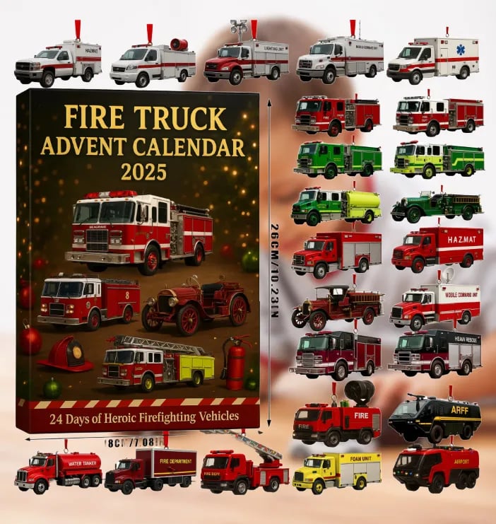 🚒🔥ΗΜΕΡΟΛΟΓΙΟ ΠΡΟΕΛΕΥΣΗΣ ΠΥΡΟΣΒΕΣΤΙΚΟΥ ΟΧΗΜΑΤΟΣ 2025🎁🌲-GR