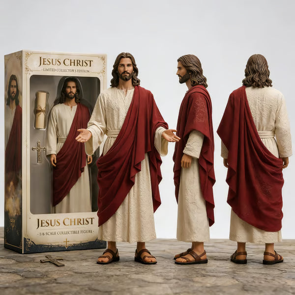 (🎁Τελευταία ημέρα έκπτωσης 50%)🙏✝️Φιγούρα Jesus Christ Limited Collector’s Edition, Κλίμακα 1/6-GR