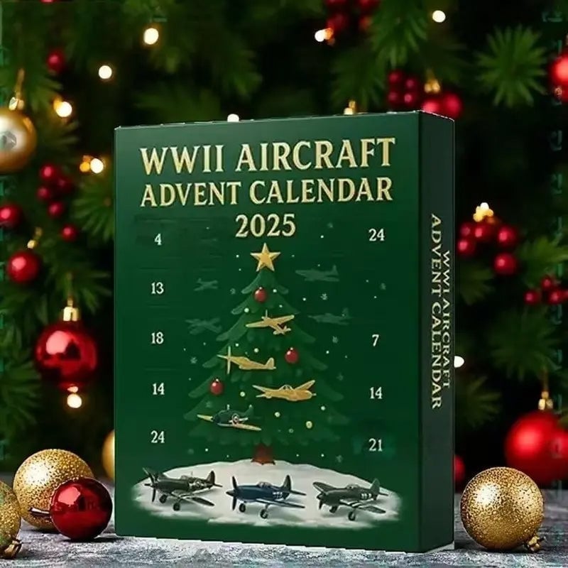 Ημερολόγιο Advent Airplane 2025 Αεροπλάνο Β' Παγκοσμίου Πολέμου-GR