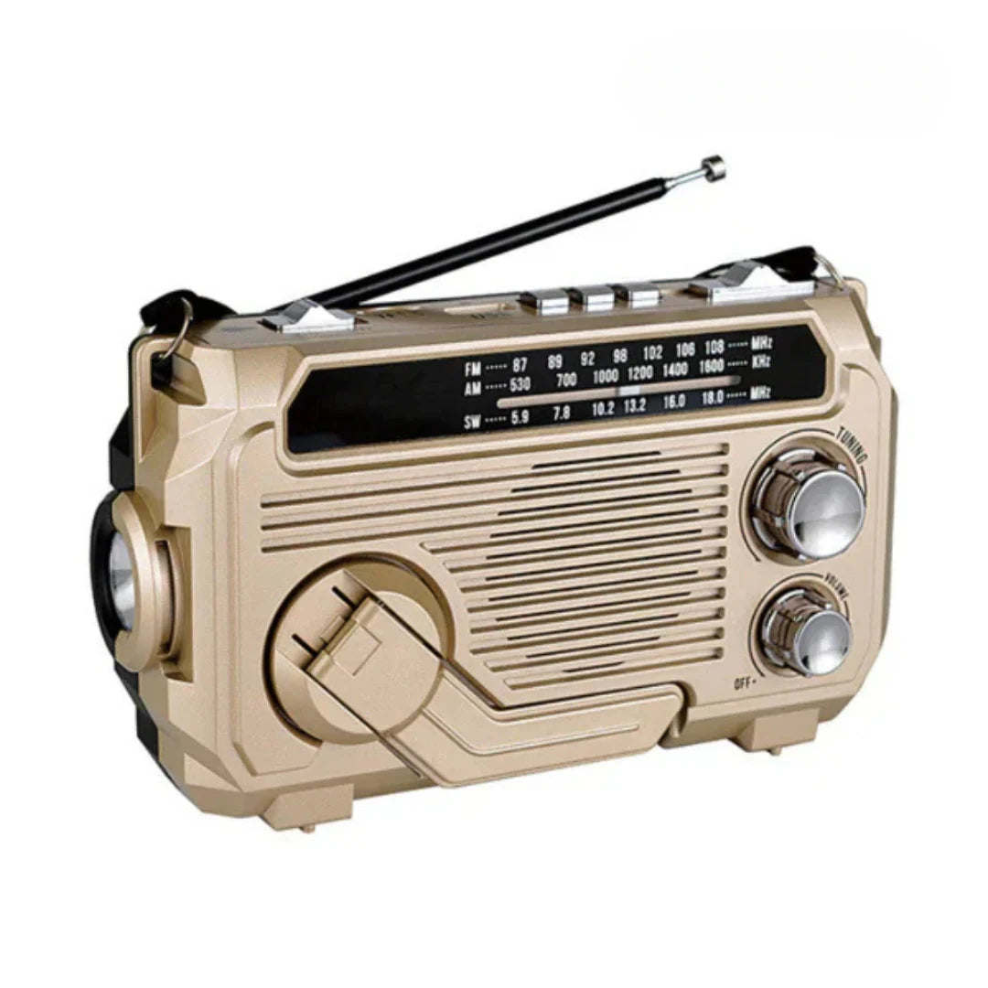 Ročni radio s funkcijo polnjenja v sili-SI