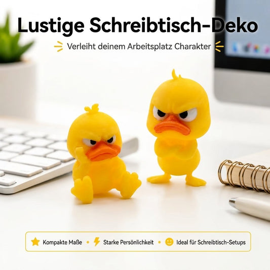 😠 Figurica ljute patke za stol – Dodajte drzak dodir svom stolu! 🐥-HR
