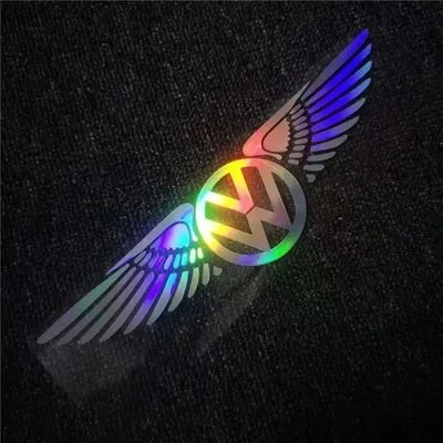 Pegatinas láser 3D de alas de ángel para coche (4 unidades)-ES