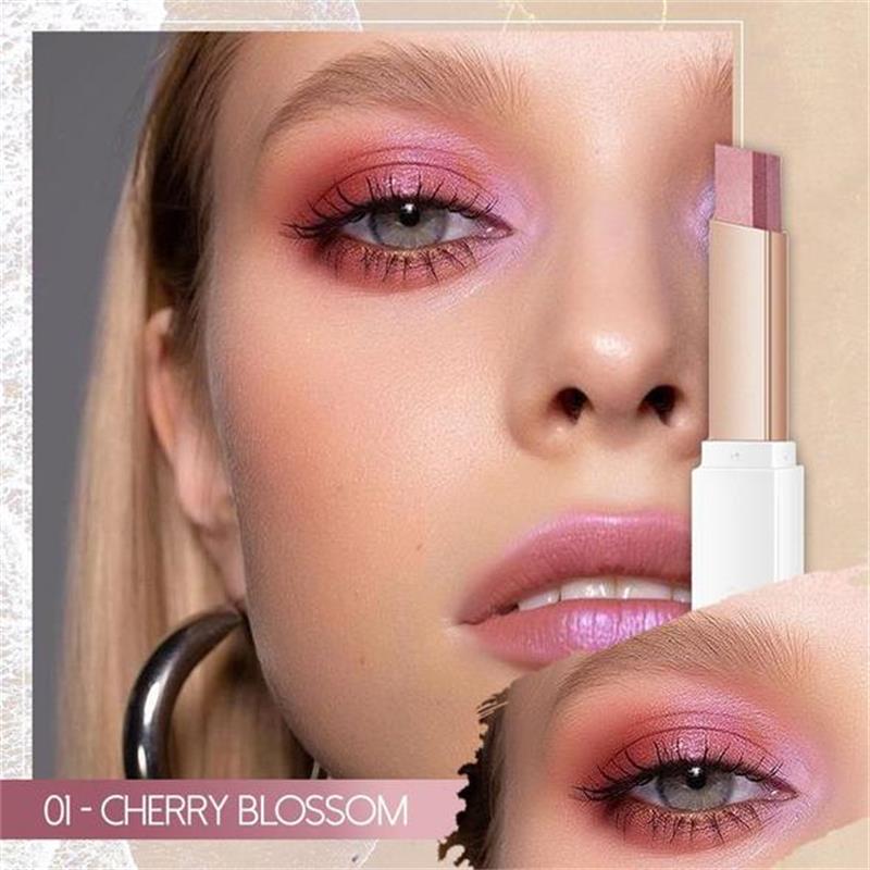 ✨ Barra de sombras de ojos difuminable 2 en 1: maquillaje de ojos perfecto-ES