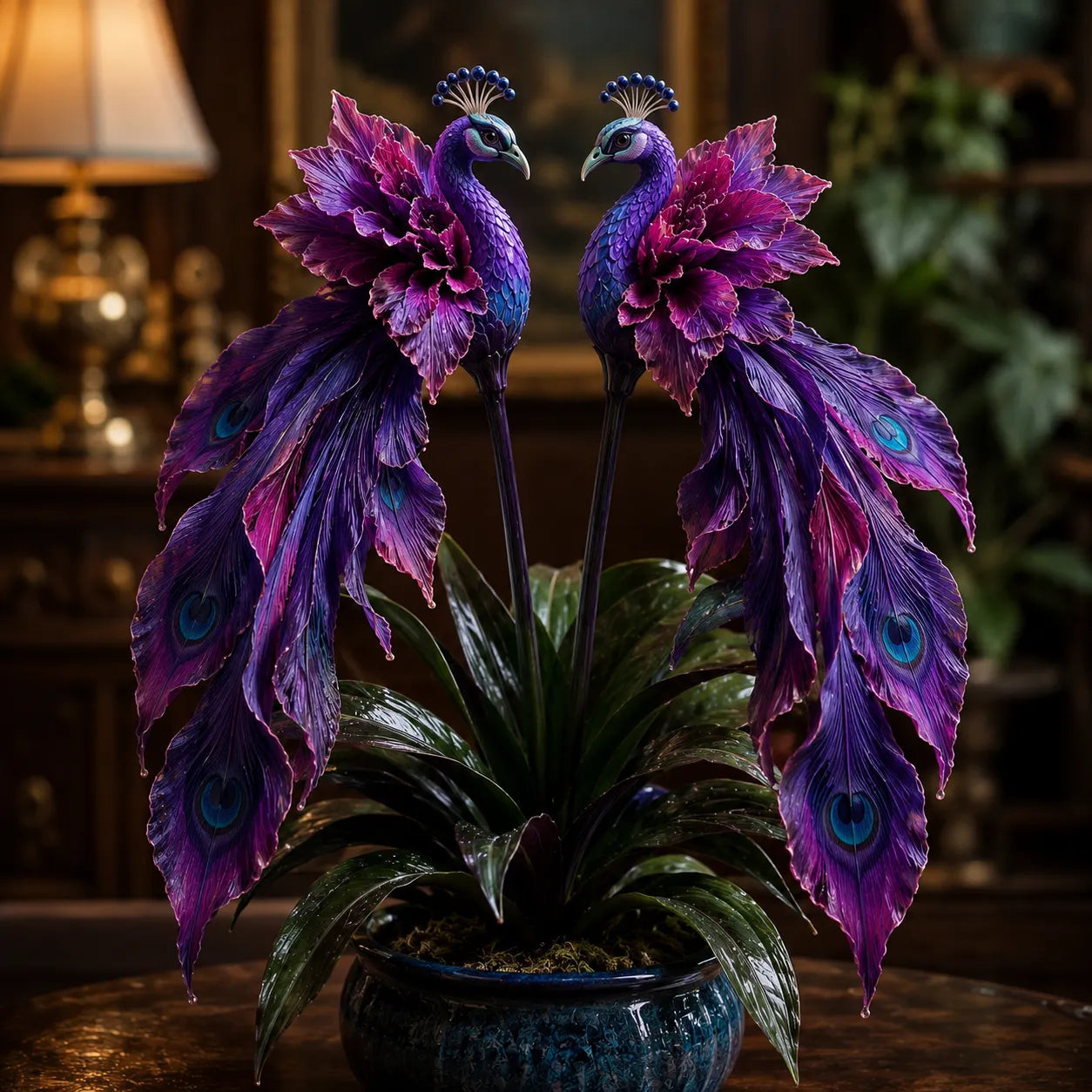 🦚 Bulbos de orquídea pavo real: una joya viviente ✨-ES