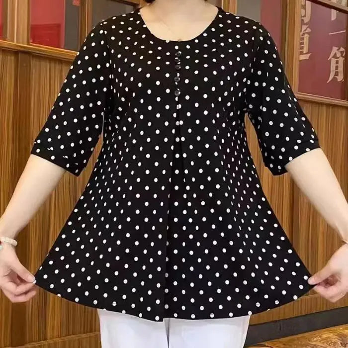🔥Promoción de nuevos productos 2025🔥 Nueva camisa de lunares-ES