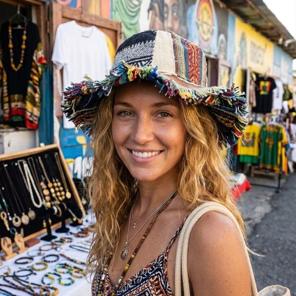 🎨Časno omejen 50 % popust🤠Ročno izdelan ribiški klobuk z obrabljenimi robovi, čisti bombaž, voljan, retro sončni klobuk👒-SI