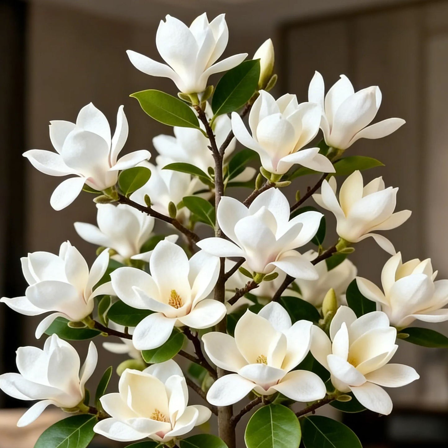 Magnolijos liliifloros svogūnėliai (violetinės orchidėjos) 🌸 Žiedai slepia lapus, ore tvyro kvapas-LT