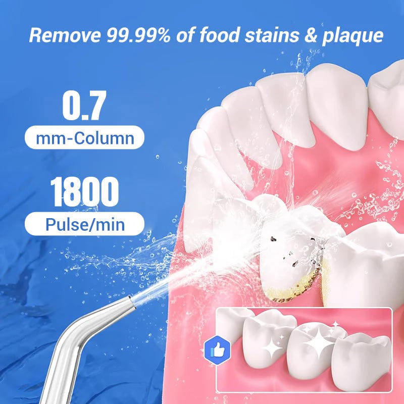 🦷 Φορητός Στοματικός Πότισμα και Οδοντικό Νήμα-GR