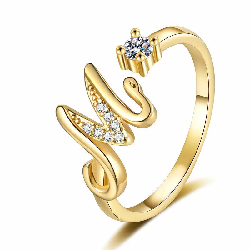 ⏳Riboto laiko 50 % nuolaida⏰Reguliuojamas blizgantis inicialas moterims💍-LT