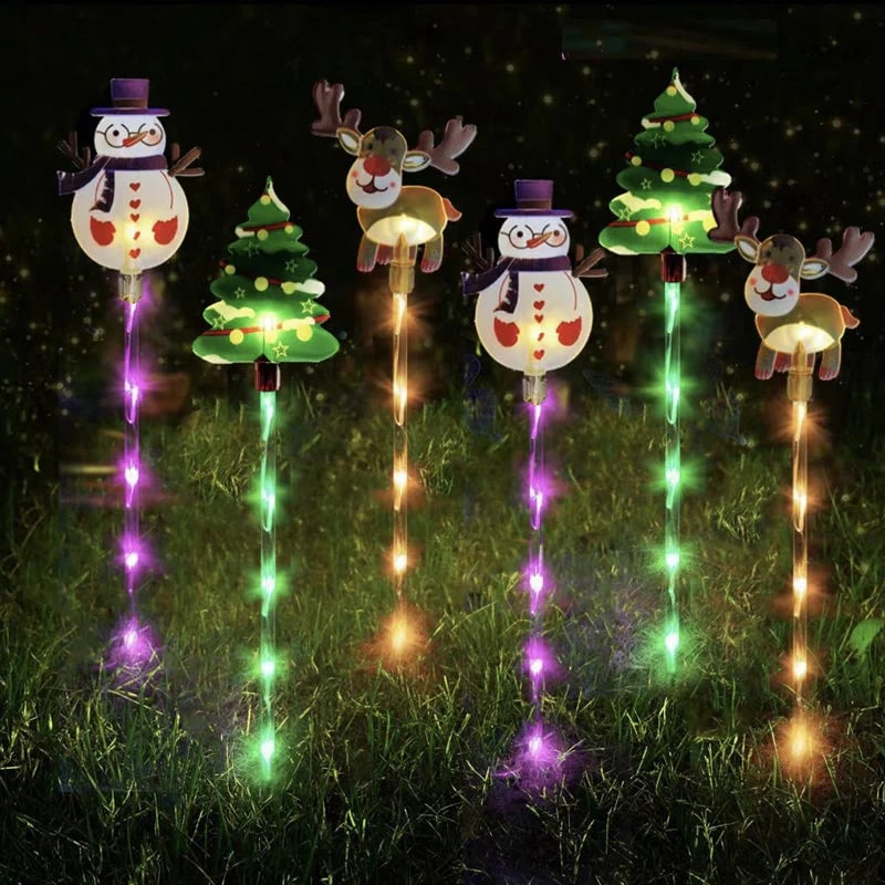 🎄🎁6 judančių kalėdinių lempučių pakuotė-LT