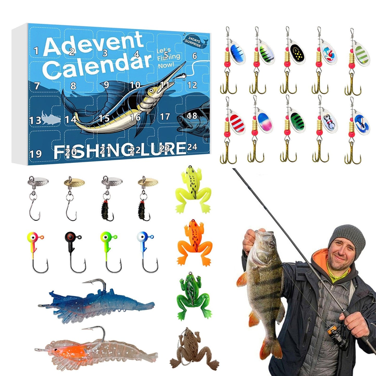 🎣 Calendario de Adviento de Pesca 2025 (edición limitada) – una sorpresa diaria en forma de tesoros de pesca de primera calidad-ES