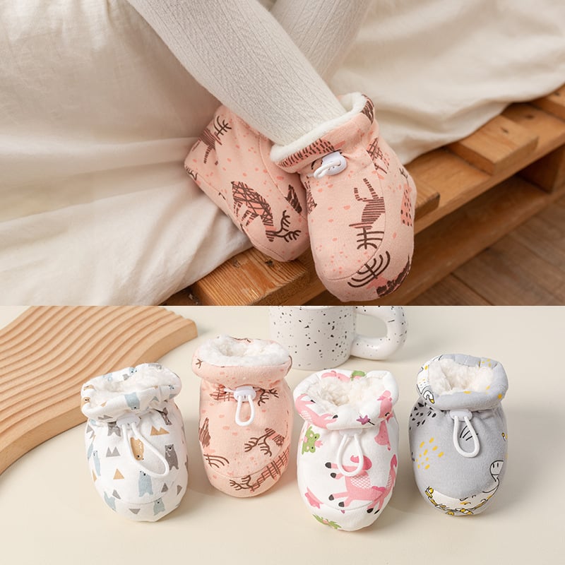 🔥 Ribotą laiką taikoma 50 % nuolaida ❄️ Šilti kailiniai vaikiški batukai 👶💕-LT