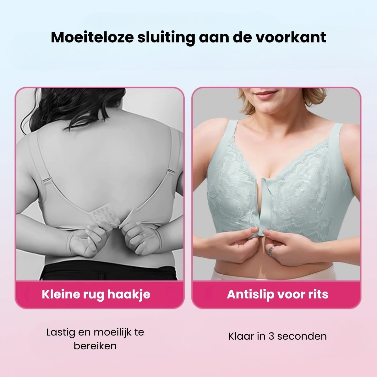 Sujetador Comfort Zip | Sujetador con cierre frontal y tecnología TrioLift-ES